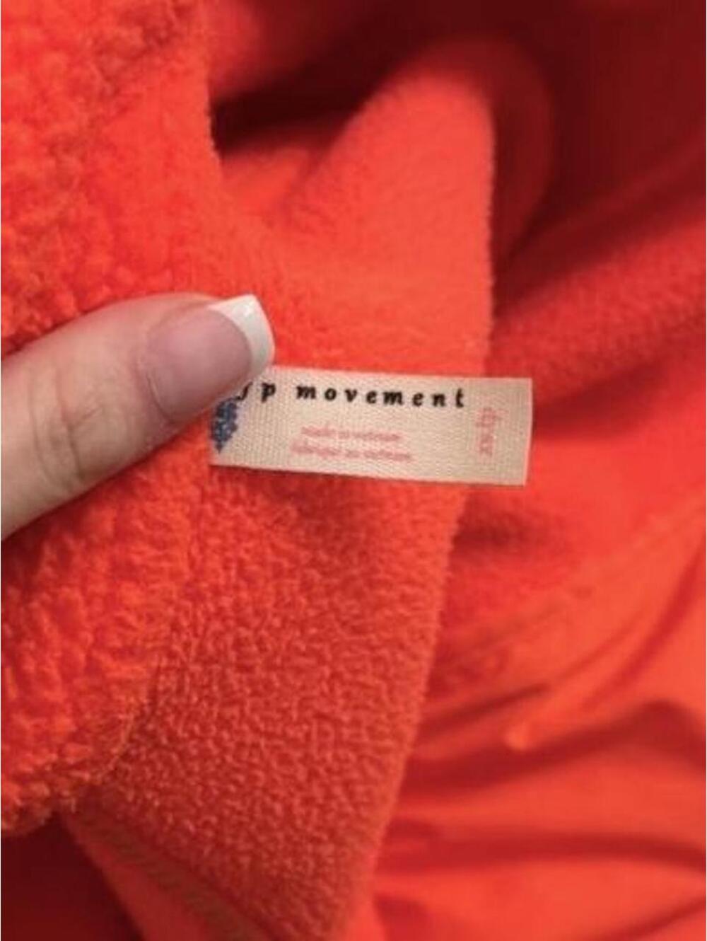 Free People Movement Neon Coral Sherpa Jacket - Picture 4 of 6